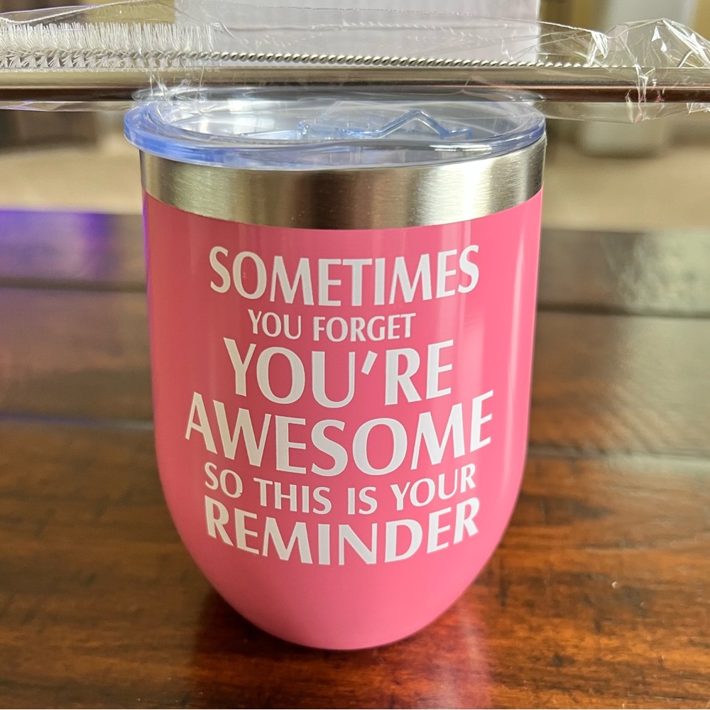 Wine Tumbler (12oz) - (NWOT)